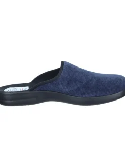 Klassische Hausschuhe in blau