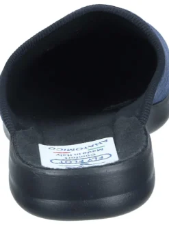 Klassische Hausschuhe in blau