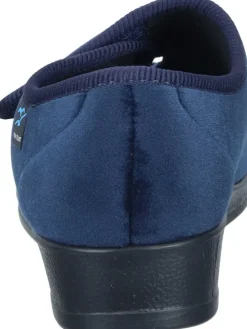 Klassische Hausschuhe in blau