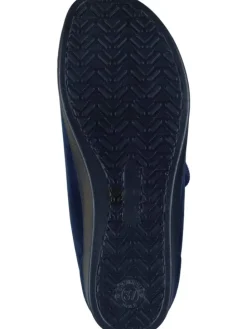 Klassische Hausschuhe in blau