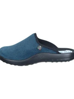 Klassische Hausschuhe in blau