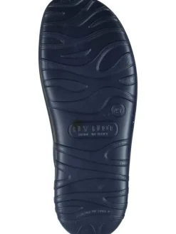 Klassische Hausschuhe in blau