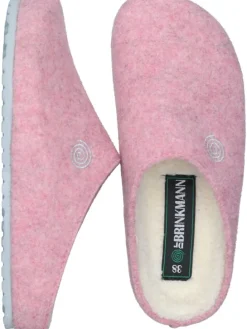 Klassische Hausschuhe in rosa