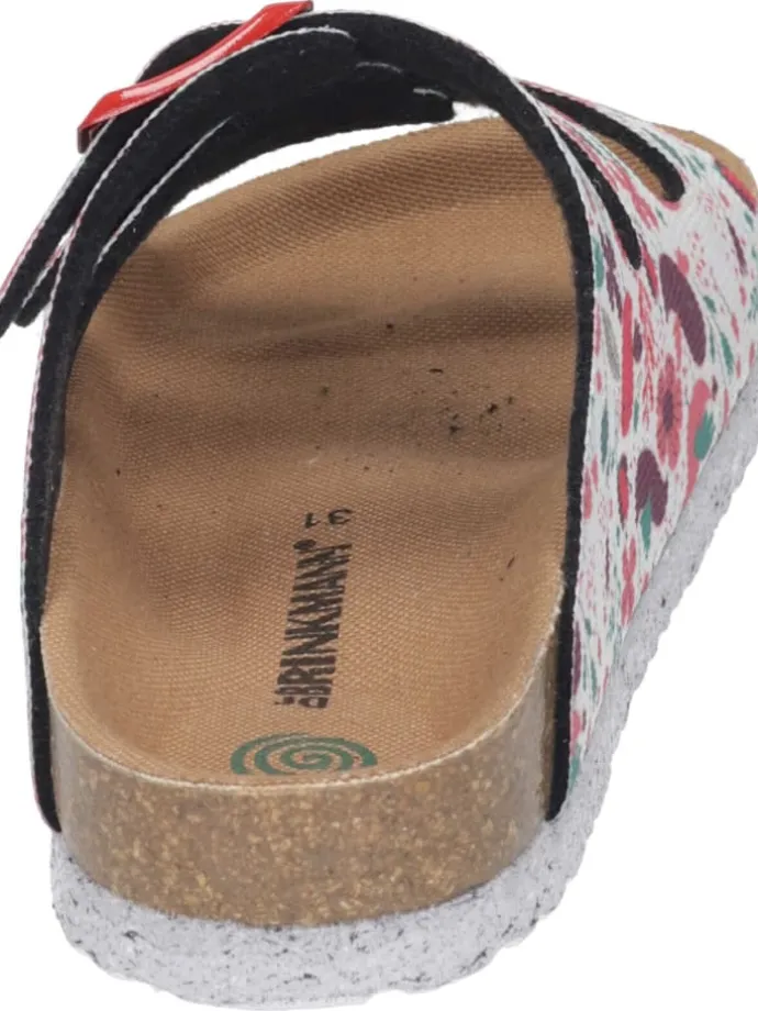 Klassische Pantoletten in multi