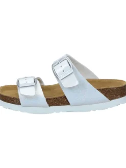 Klassische Pantoletten in weiß