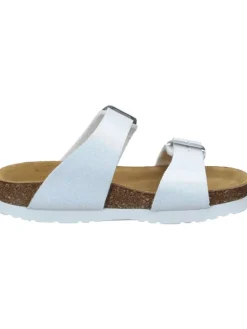 Klassische Pantoletten in weiß