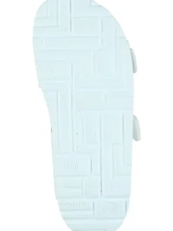 Klassische Pantoletten in weiß