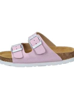 Klassische Pantoletten in rosa