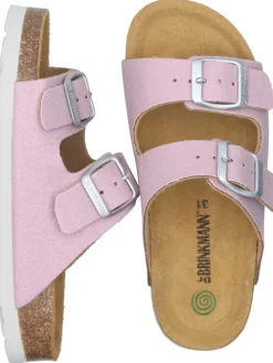 Klassische Pantoletten in rosa