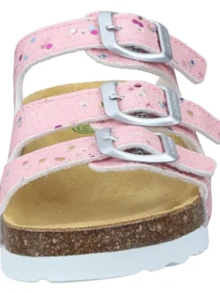 Klassische Pantoletten in rosa