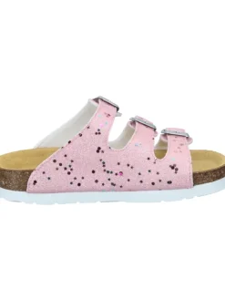 Klassische Pantoletten in rosa