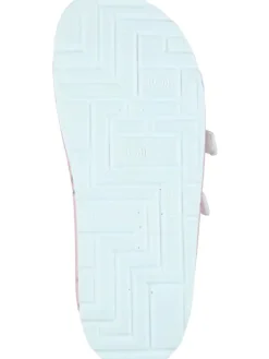 Klassische Pantoletten in rosa