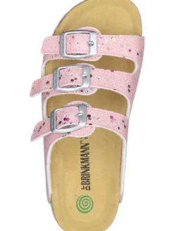 Klassische Pantoletten in rosa