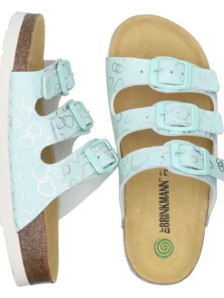 Klassische Pantoletten in mint