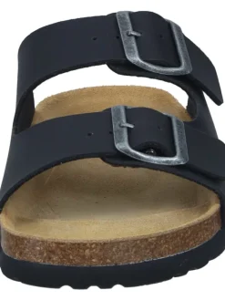 Klassische Pantoletten in schwarz