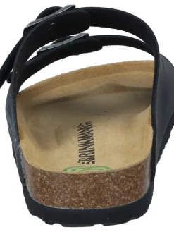 Klassische Pantoletten in schwarz