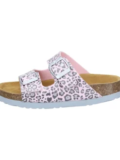 Klassische Pantoletten in rosa