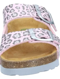 Klassische Pantoletten in rosa