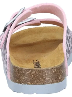 Klassische Pantoletten in rosa