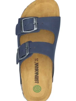 Klassische Pantoletten in blau