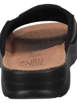 Klassische Pantoletten in schwarz