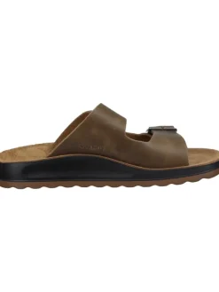 Klassische Pantoletten in beige