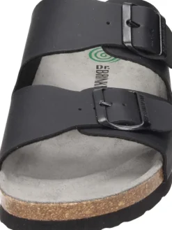 Klassische Pantoletten in schwarz