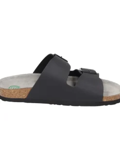 Klassische Pantoletten in schwarz