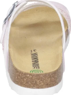 Klassische Pantoletten in rosa