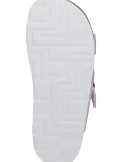 Klassische Pantoletten in rosa