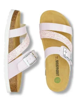 Klassische Pantoletten in rosa