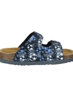 Klassische Pantoletten, Klassische Hausschuhe in anthrazit