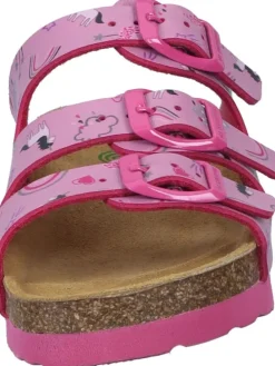 Klassische Pantoletten, Klassische Hausschuhe in pink