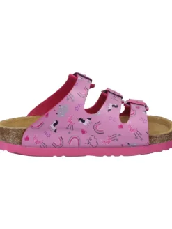 Klassische Pantoletten, Klassische Hausschuhe in pink