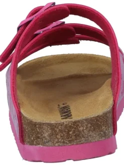 Klassische Pantoletten, Klassische Hausschuhe in pink