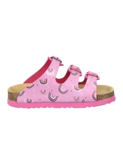 Klassische Pantoletten, Klassische Hausschuhe in pink