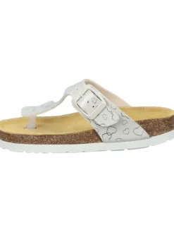 Klassische Pantoletten, Zehentrenner in hellgelb