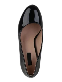 Klassische Pumps Aurora in Schwarz Lack