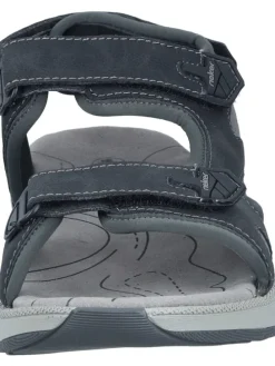 Klassische Sandaletten in schwarz/vulcano/cenere