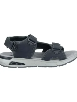 Klassische Sandaletten in schwarz/vulcano/cenere