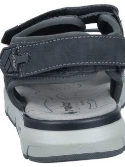 Klassische Sandaletten in schwarz/vulcano/cenere