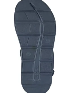 Klassische Sandaletten in schwarz/vulcano/cenere