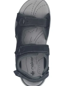 Klassische Sandaletten in schwarz/vulcano/cenere