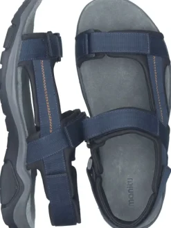 Klassische Sandaletten in blau