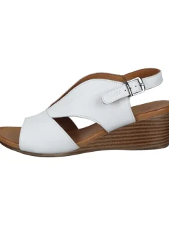 Klassische Sandaletten in weiß