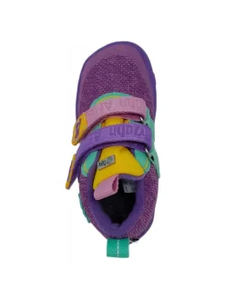 Klettschuh Kreativ Knit Happy Tukan in Lila