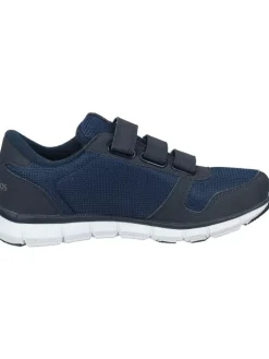 Klettverschluss-Schuhe in dk navy/grey