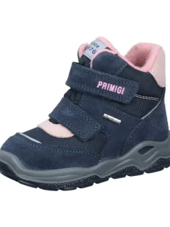 Klettverschluss-Schuhe, Winterstiefel in navy/blu