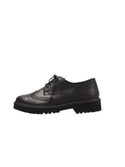 Komfort Schnürschuh in schwarz