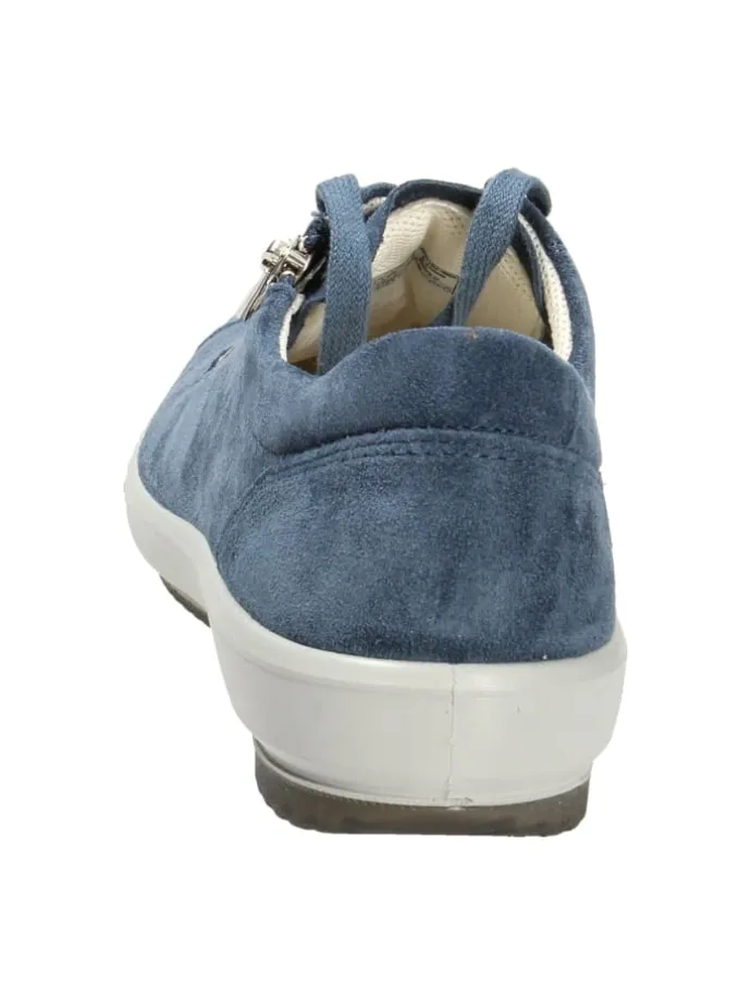 Komfort Schnürschuhe in Blau